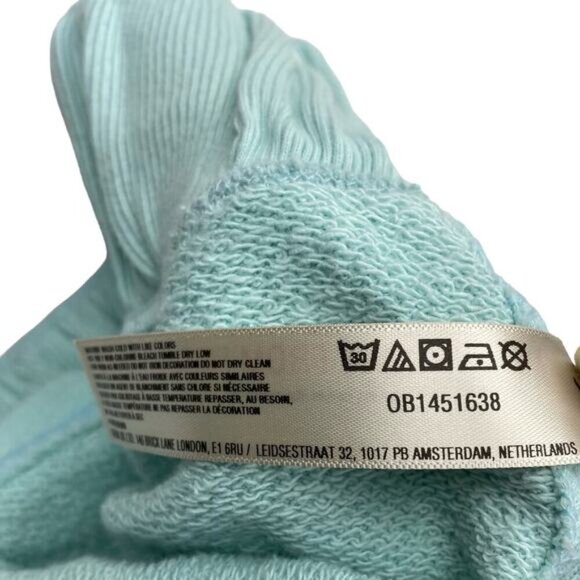 FREE PEOPLE FP Movement Cinched Shorts Sz Small Clear Skies - Picture 8 of 12